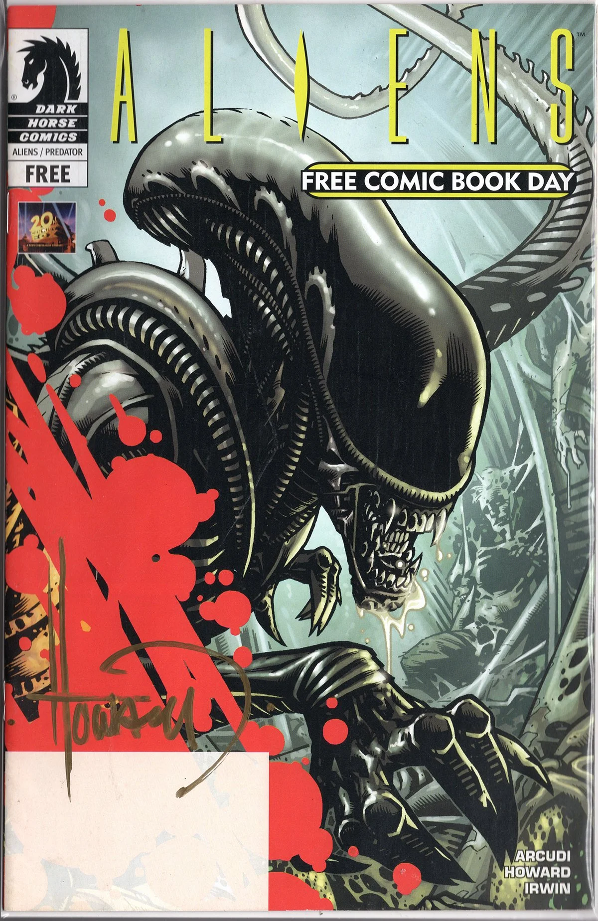 Alien/Predator Free Comic Book Day Edition — Zach Howard